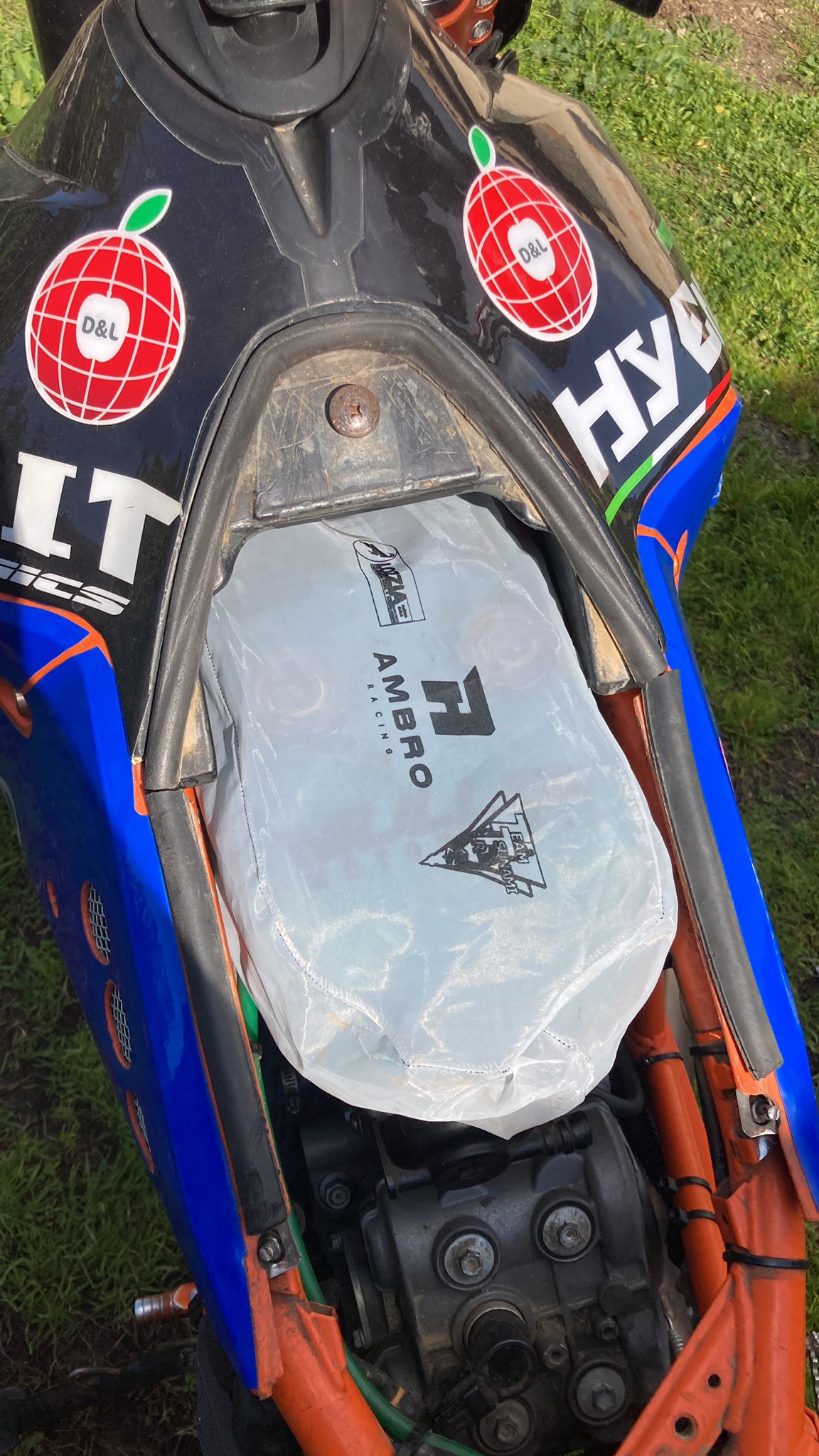 Calza Filtro Aria Moto Protezione LC8 ( Adventure - SuperEnduro - SM/R ) - ambro - racing