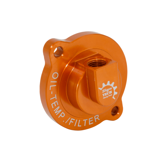 Coperchio del filtro dell'olio - incluso termometro - KTM , Husquarna - Sigutech - ambro - racing
