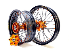 FA - BA RUOTE COMPLETE - CERCHI E MOZZI ERGAL ADVENTURE / MOTO RALLY - ambro - racing