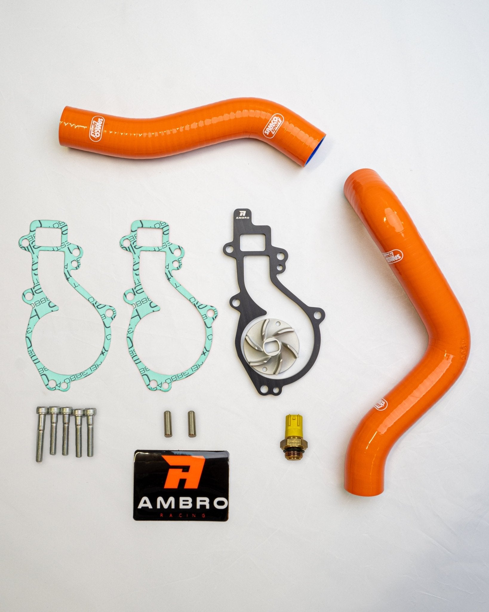 Kit Completo Raffreddamento Plus KTM 690 R /SMC R ( with ABS) 2014/2024 - Cod.KTM75 - ambro - racing