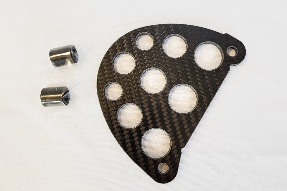 KIT COPRI PIGNONE CARBONIO TITAN AJP PR7 - ambro - racing