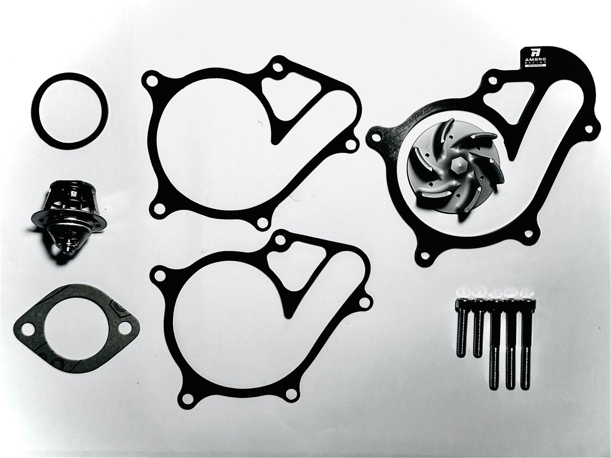 Pompa acqua maggiorata per Aprilia TUONO/TUAREG/RS 660 + Thermostat 82 °C Rs660 – Tuono 660 – Tuareg 660 - ambro - racing