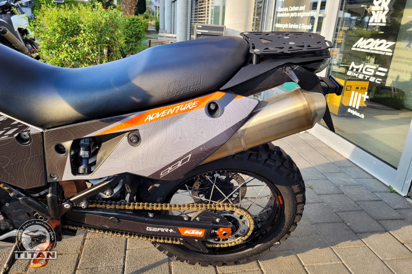 PORTAPACCHI KTM 990 /950 Adventure - TITAN - ambro - racing