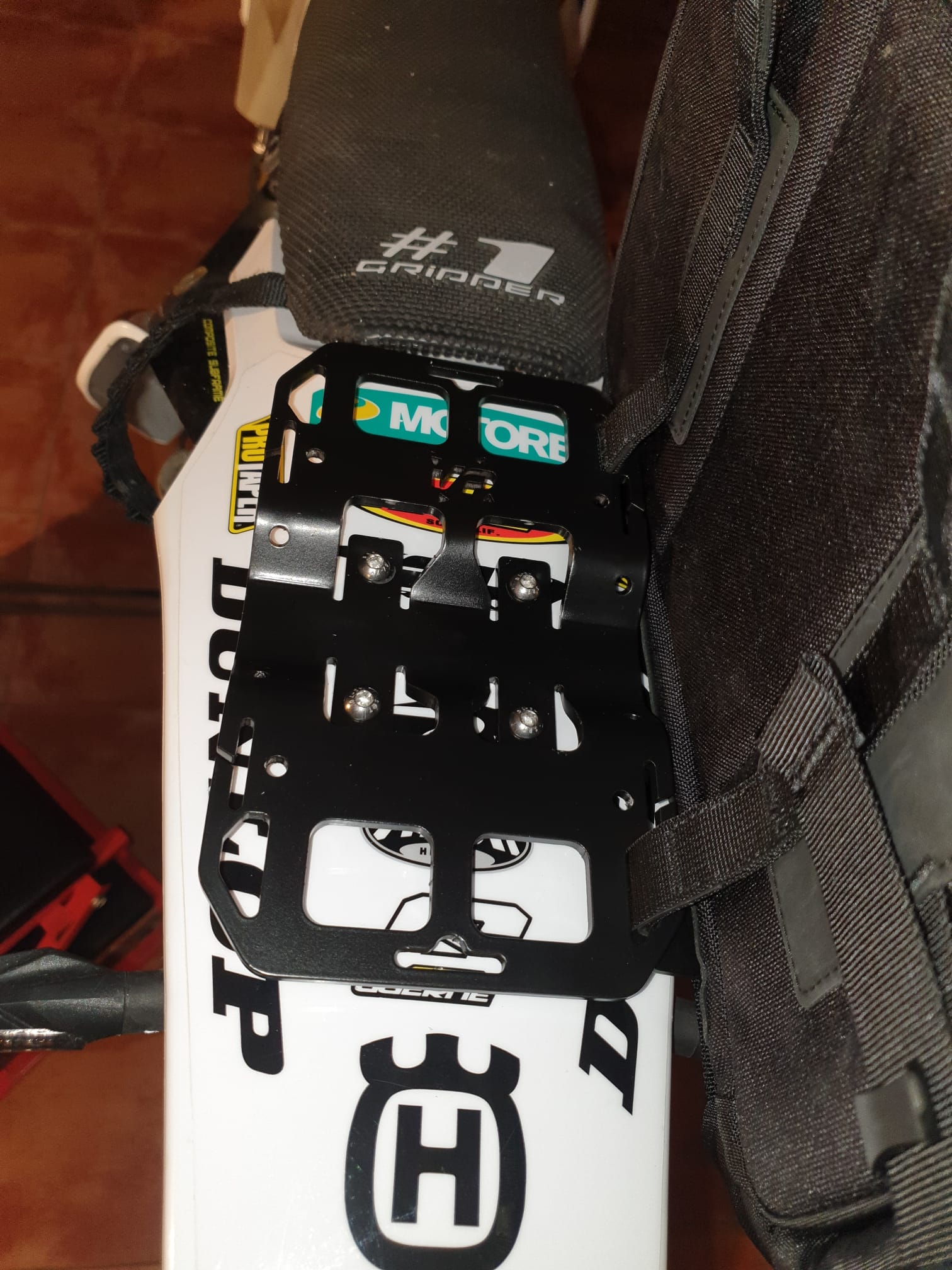 PORTAPACCHI UNIVERSALE PER MOTO DA ENDURO - ambro - racing