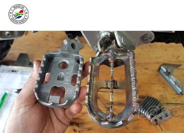 TrTec Adventure - Pedane Rally in Acciaio Inox - Yamaha T7 Tenere 700 - ambro - racing